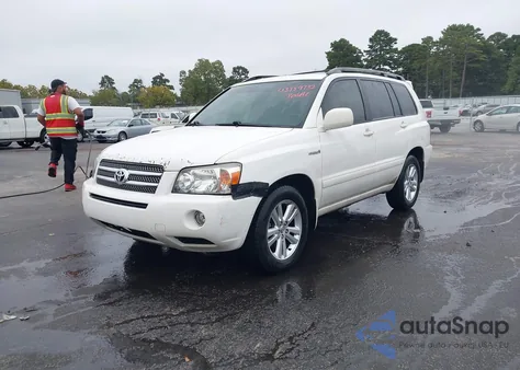 2006 Toyota Highlander Hybrid V6 z USA, uszkodzony, nr VIN JTEDW21A760015277